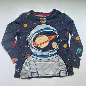 Mini Boden Space Astronaut Long Sleeve Shirt